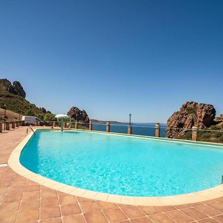 Вилла L'Estasi Tanca Piras A Bordo Piscina Con Vista Mare Nebida Экстерьер фото