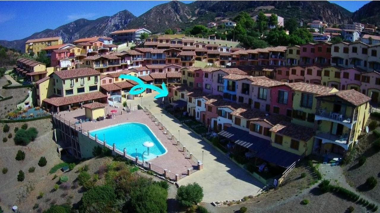 Вилла L'Estasi Tanca Piras A Bordo Piscina Con Vista Mare Nebida Экстерьер фото