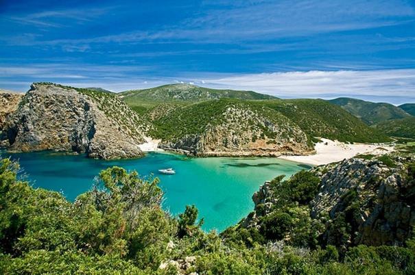 Вилла L'Estasi Tanca Piras A Bordo Piscina Con Vista Mare Nebida Экстерьер фото